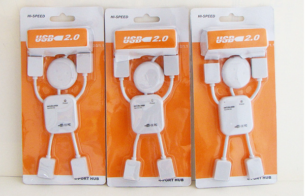 Rabbit shape USB HUB with 4ports and led