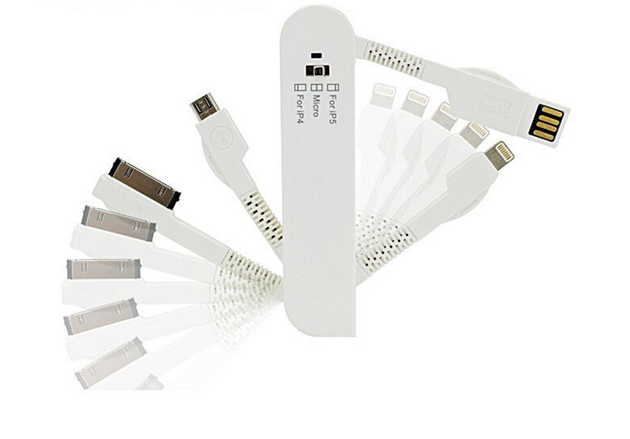  3 in 1 USB multi charging cable